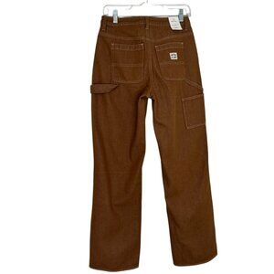 Brixton Essex Painter cargo jeans, copper color.  Size: 25W.  Relaxed fit